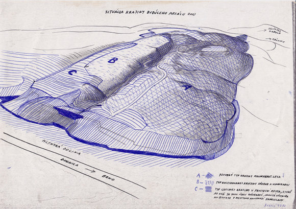 Peter Bartoš, The concept for ZOO in Bratislavě, 1987